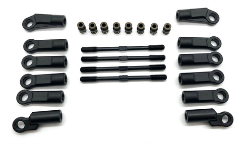 Tekno NB48 2.1 Nitro CAMBER LINKS front/rear (Bags G & I) turnbuckles, ball, rod ends TKR9301