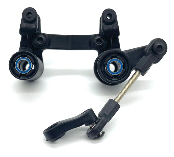 DRAG SLASH STEERING ASSEMBLY, bellcrank w/servo saver, horn 94076-4