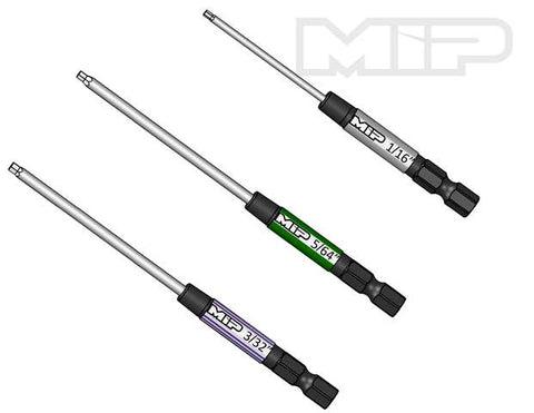 MIP Speed Tip™ Hex Driver Wrench Set, SAE Standard (3), 1/16", 5/64", & 3/32" Gen-1 #9511