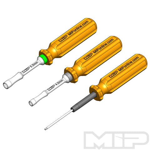 MIP Losi Mini-T/B 2.0 Series Wrench Set, Metric (3), 4.0mm, 5.5mm Nut Driver & 1.5mm Hex Gen-1 #9518