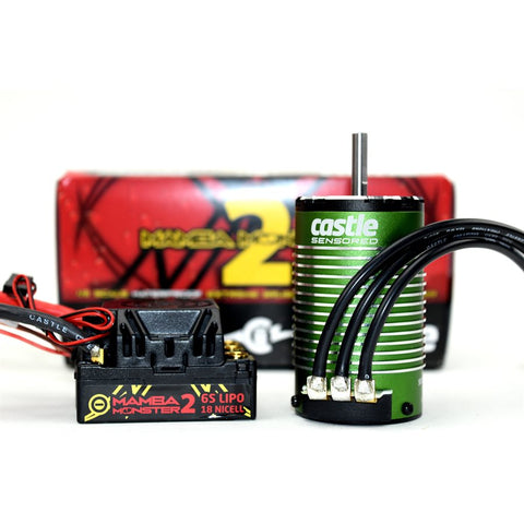 thumbnail image 2 of Castle Creations Mamba X 1/8 Brushless ESC/Motor Combo - W/1515 Sensored Motor - CSE010015505 2 of 5