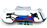 X-MAXX Ultimate BODY cover Shell (2025 BLUE Painted ProGraphics Traxxas 77097-4