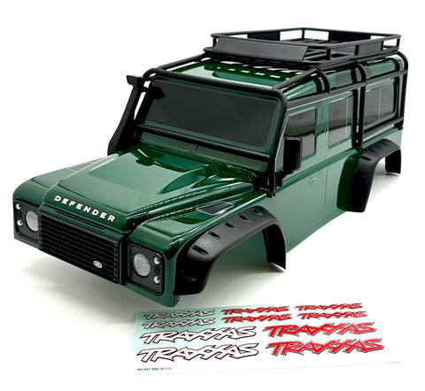 TRX-4 DEFENDER - BODY (Green) Clipless Spare Tire Fenders Land Rover Trail 82256-4