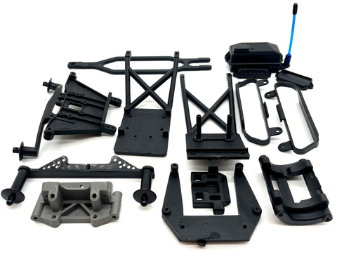 fits SLASH 2wd VXL - PLASTIC SET (bulkhead shock towers receiver box 58276-74