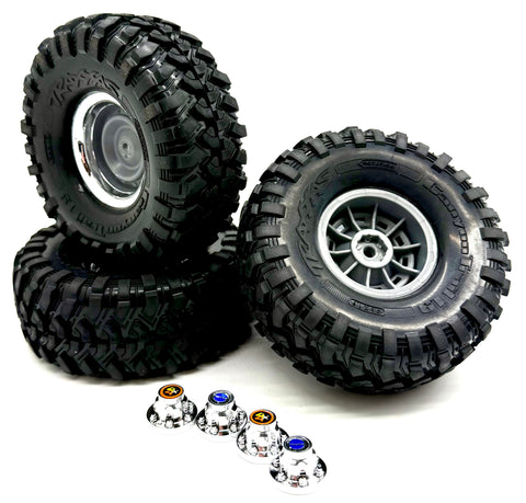 TRX-4 1972 Chevrolet Blazer - TIRES & Wheels (Assembled glued 1.9" 91076-4