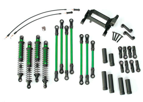 TRX-4 - Long Arm Lift Kit (GREEN TRA8140-grn) links shocks cables driveshafts Traxxas