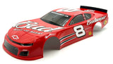 Losi Asphalt Late Model - Body (Red Budweiser Asphalt Late Model #8 Body: GROM (LOS-3104T1)