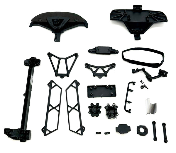 Losi Asphalt Late Model - Plastic, Bumpers, Diffuser (LOS-3104T1 ...