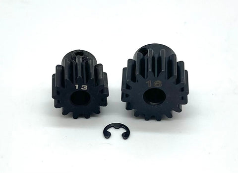 Arrma BIG ROCK 6s - Pinion Gears (13t 16t steel Mod 1 SAFE-D5 5mm shaft ARA7612