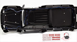 TRX-6x6 Mercedes-Benz - BODY Cover BLACK Shell Painted CLIPPED 88096-4