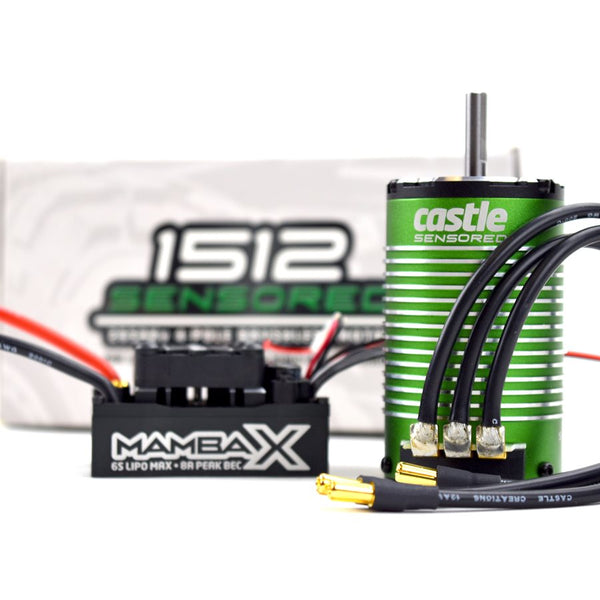 Castle Creations Mamba X 25.2V Waterproof ESC & 1406-3800kV Sensored Motor Combo