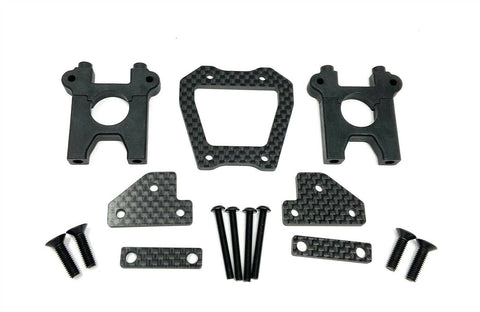 Hb Racing Engine Mount HB Racing E8 WS - MOUNT for center diff, chassis brace carbon set 2048 ...