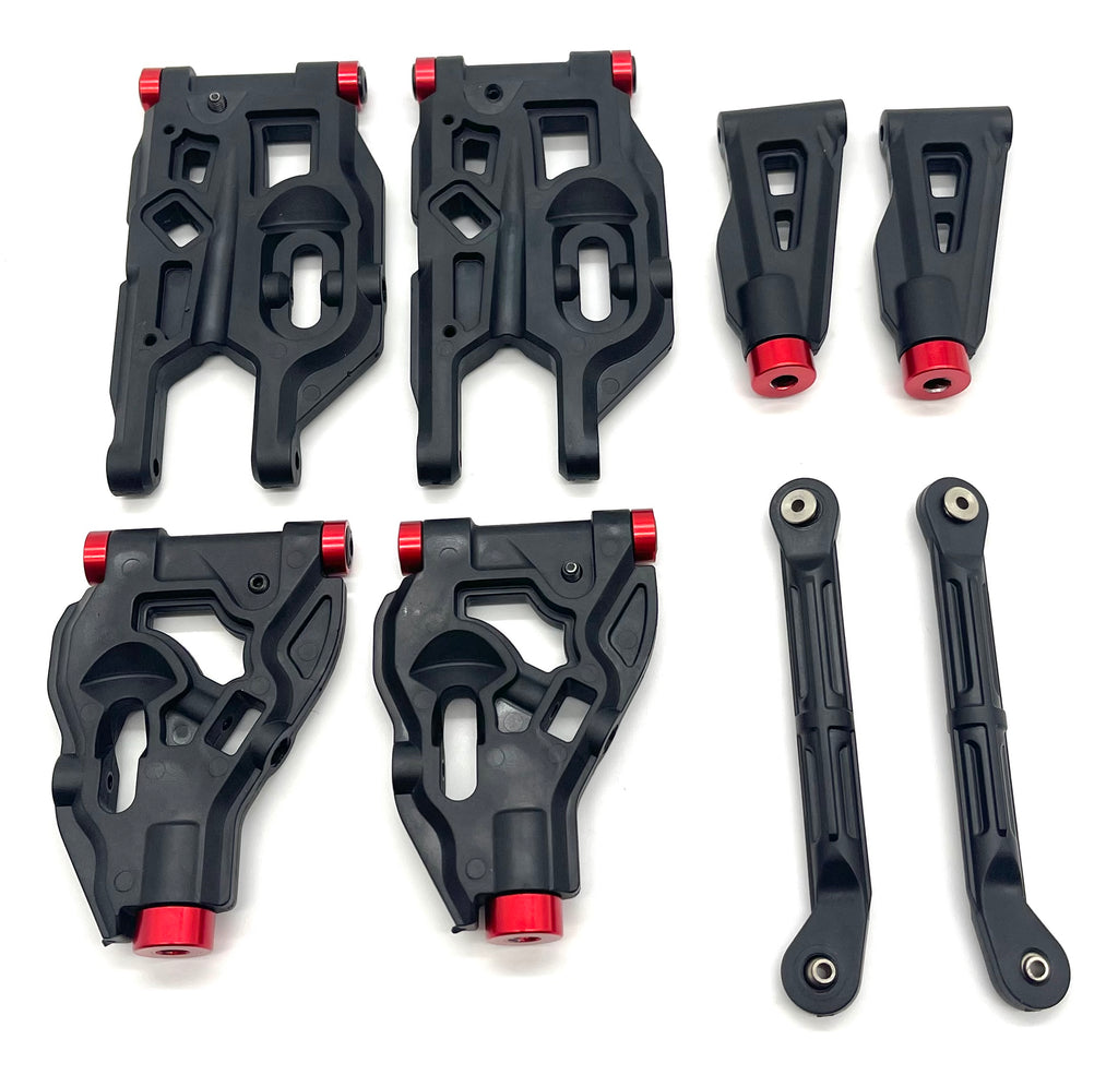 Team Corally SPARK XB6 - Suspension A-Arms (Front/Rear links composite ...