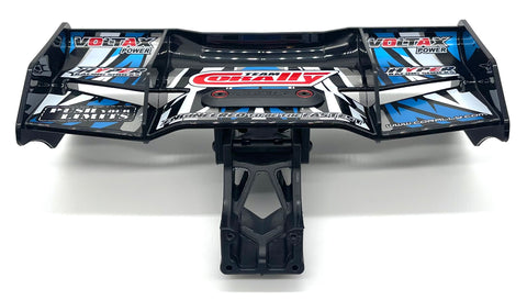 Spark Model Rear Wing Team Corally SPARK XB6 - WING (rear spoiler black/blue w/mount C-00285 ...
