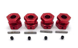 Team Corally SYNCRO-4 - Hexes (Adaptors drive Wheel Red nuts C-00287