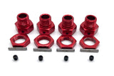 Team Corally SYNCRO-4 - Hexes (Adaptors drive Wheel Red nuts C-00287