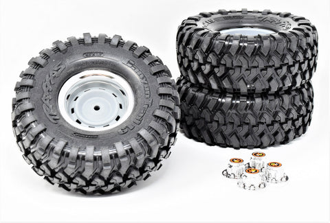 TRX-4 CHEVY K10 - TIRES & Wheel Set assembled Canyon Trail 1.9 92154-4