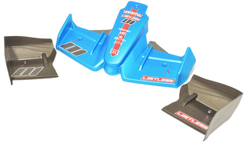 Clearance - Arrma 1/7 Painted Nose Section, Matte Blue: LIMITLESS V1 6S BLX (Copy)