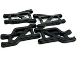 DRAG MUSTANG - SUSPENSION A-ARMS (front and rear black Heavy Duty Traxxas 94046-4