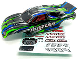 Rustler 2WD BL-2s BODY (GREEN) cover shell painted clipless 37354-4