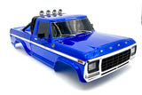 TRX-4 FORD F-150 - BODY Cover clipless BAR, BLUE (Factory Painted traxxas 92144-4