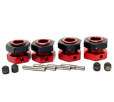 Arrma Mojave 6s EXB - 17mm Hex Hubs (Red) typhon Adaptors Wheel nuts ARA7704V3