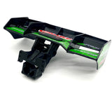 Team Corally ASUGA XTR - WING XL Green (rear spoiler black mount C-00288