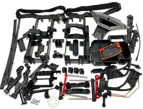 Arrma INFRACTION 6s - Battery Tray Sway Bars hand-brake disc braces v2 ARA7615V2