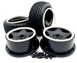 BAJA 5B SBK GAS - FRONT TIRES, Wheels, beadlock (Dirt buster tyres flux HPI 160323