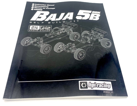 BAJA 5B SBK GAS - Instruction Manaul (book exploded view diagram buidling HPI 160323