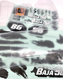 BAJA 5B SBK GAS - CLEAR UNPAINTED BODY 7560 shell & DECALS (stickers) HPI 160323