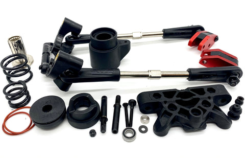 OUTCAST 8S EXB - STEERING Set bellcrank top plate rack, steel rods Arrma 1/5 ARA5210V2