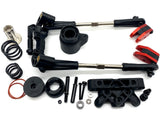 OUTCAST 8S EXB - STEERING Set bellcrank top plate rack, steel rods Arrma 1/5 ARA5210V2