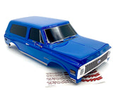 TRX-4 CHEVY K5 BLAZER - BODY Cover, BLUE '72 (Painted, complete 92086-4