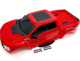 Raptor R BODY, painted shell, Red (cover trimmed Traxxas 101076-4