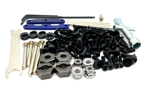 Raptor R SCREWS and TOOLS, braces, pins, hardware Traxxas 101076-4