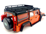 fits TRX-4M DEFENDER - BODY Cover, Orange (Factory Painted, complete 97054-1
