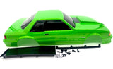 DRAG MUSTANG - FOX BODY (GREEN complete w/decals 9421g Traxxas 94046-4