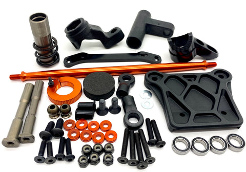 HB Racing E8 WS - STEERING Set (bellcrank, posts, rack, bearings 20485 ...