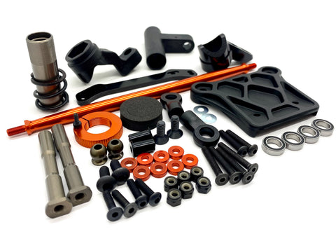 HB Racing E8 WS - STEERING Set (bellcrank, posts, rack, bearings 20485 ...