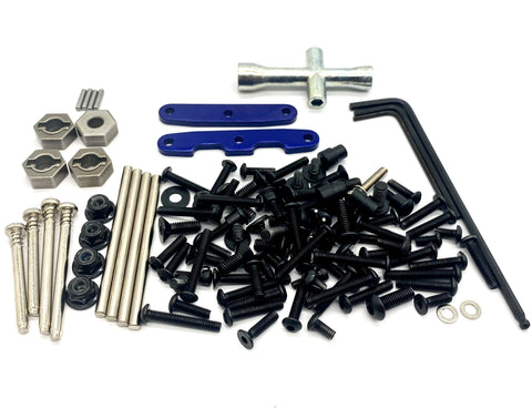 fits SLASH 4x4 BL-2s - SCREWS & TOOLS Set wheel nuts suspension pins Traxxas 68154-4
