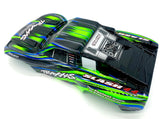 fits SLASH 4x4 BL-2s - BODY Shell (Green #1) 6932-grn painted clipless Traxxas 68154-4