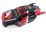 Team Corally KAGAMA - Body Shell Red polycarbonate cover & Body Pins C-00474