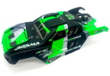 Team Corally KAGAMA - Body Shell (Green polycarbonate cover & Body Pins C-00474