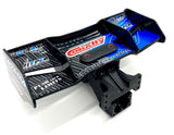 Team Corally KAGAMA - WING (rear spoiler black/blue w/mount C-00474