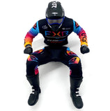 Losi Promoto - Rider Figure, (BLUE) Club MX FXR & Jersey Set LOS06000