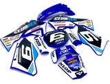 Losi Promoto - Body Plastics Blue wrapped, fairing parts LOS06000