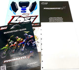 Losi Promoto - Manual, Decals & Quick start guide (BLUE) LOS06000