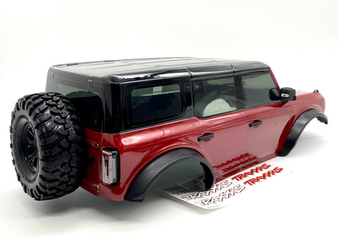 ** damage TRX-4 S&T BRONCO - BODY Cover, RED (Factory Painted, complete 92076-4