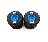 Arrma Freedom Flyer GROM 4x4  - Wheels & Tires (Blue) dboots MT Gorgon ARA2130FF